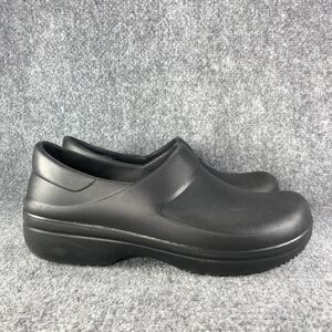 Crocs Clogs Shoes Womens 11 Black Neria Pro Work Slip Resistant Career Comfort